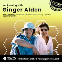 An Evening with Ginger Alden Elvis Presleys Last Love | Middlesbrough Town Hall Middlesbrough  | Thu 16th May 2024 Lineup
