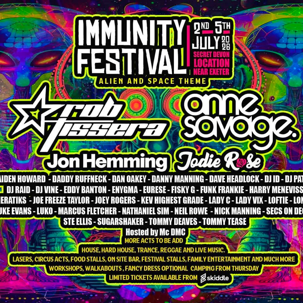 Immunity Festival 2026! Crediton at Wishes 