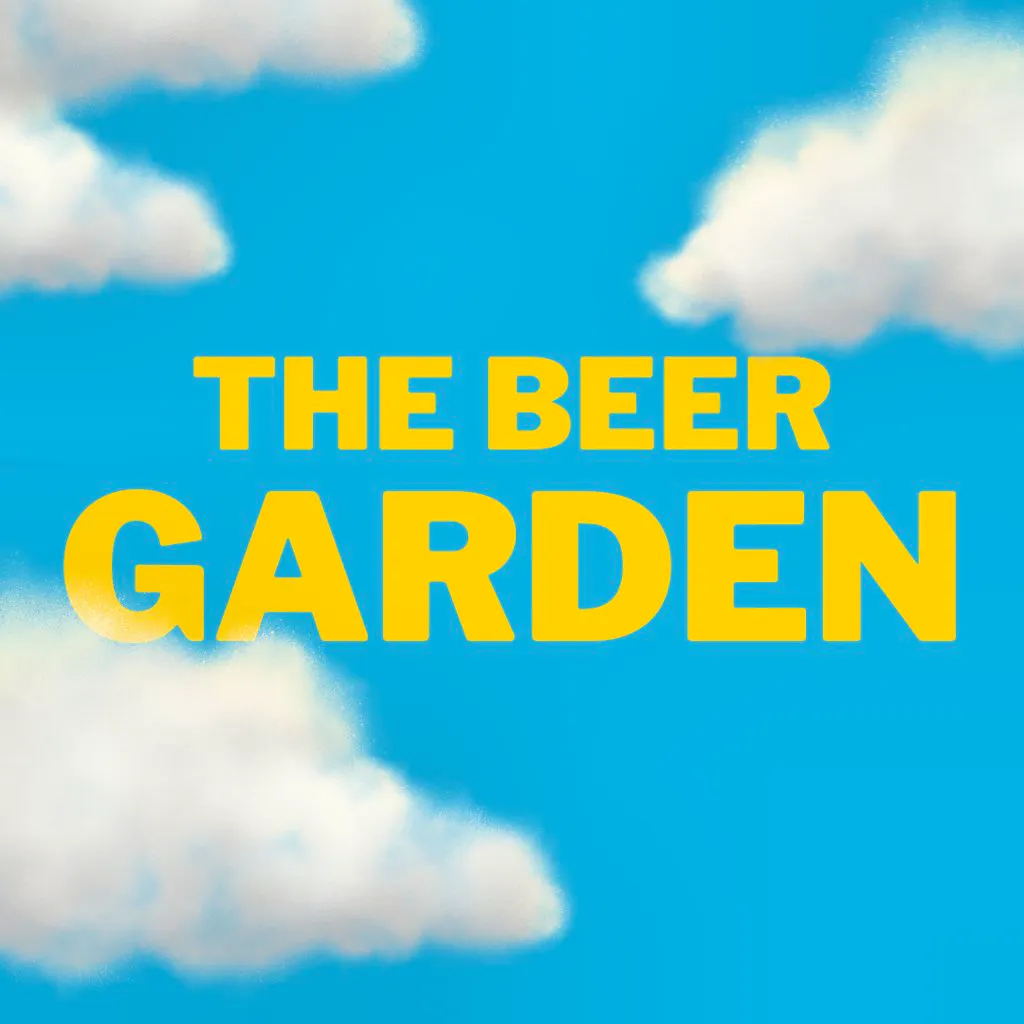 The beer garden! at Jacobs Roof Garden