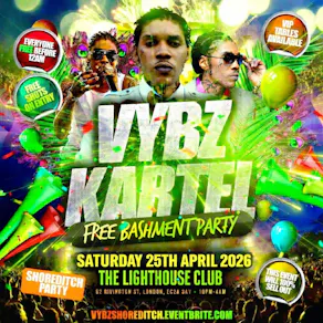 Vybz Kartel - Free Bashment Party - Everyone Free Before 12AM