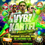 Vybz Kartel - Free Bashment Party - Everyone Free Before 12AM at The Lighthouse Bar And Club