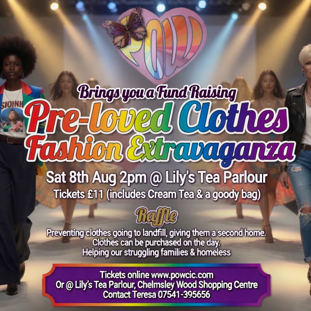POW's Fund Raising Fashion Extravaganza at Lily's Tea Parlour And Wellbeing Retreat