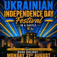 Ukraine independence day festival in a castle at Walton Castle