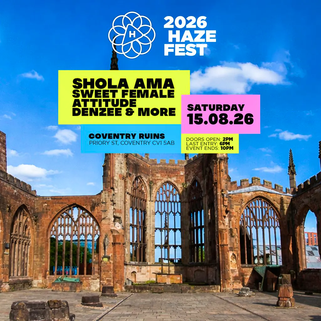 Haze Festival - Sat 15th Aug 2026 at Coventry Cathedral Ruins
