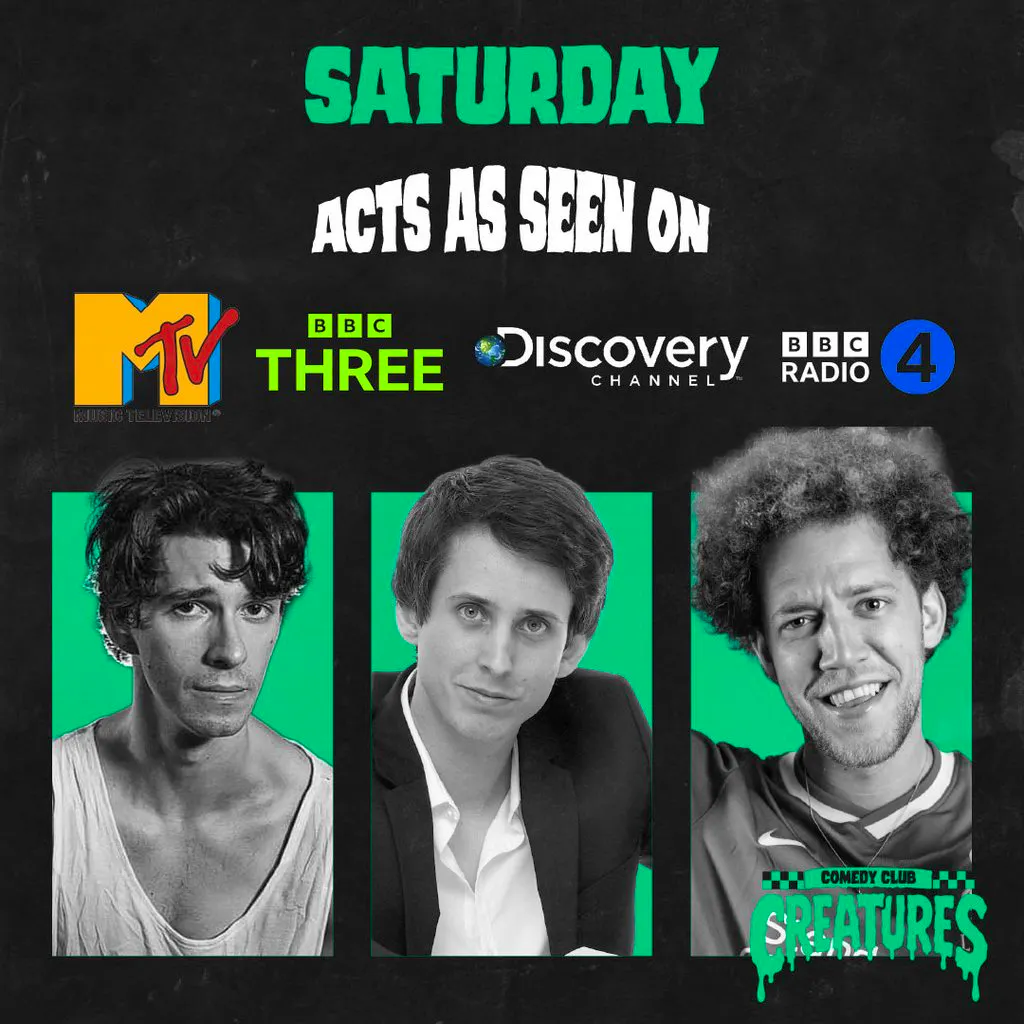 Saturday Night Showcase|| Creatures Comedy Club at Creatures Comedy Club