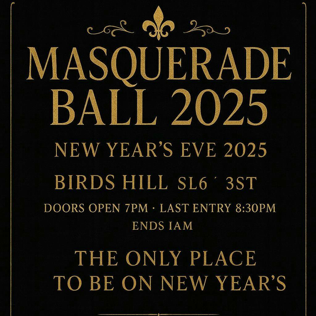 Masquerade Ball 2025 at Bird Hills Golf Centre