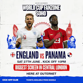 World Cup Fanzone Soho: England vs Panama