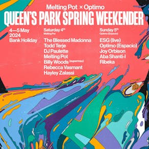 Queen's Park Spring Weekender '24 by Melting pot & Optimo Tickets ...
