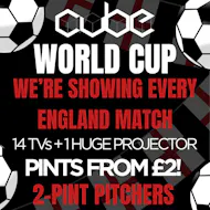 England vs Croatia World Cup Match 1 at Cube Nightclub Wigan