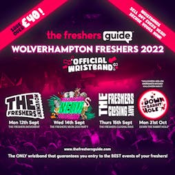 Wolverhampton Freshers Guide Wristband Bundle 2022 Tickets | The Biggest And Best Venues In Wolverhampton Wolverhampton  | Mon 19th September 2022 Lineup
