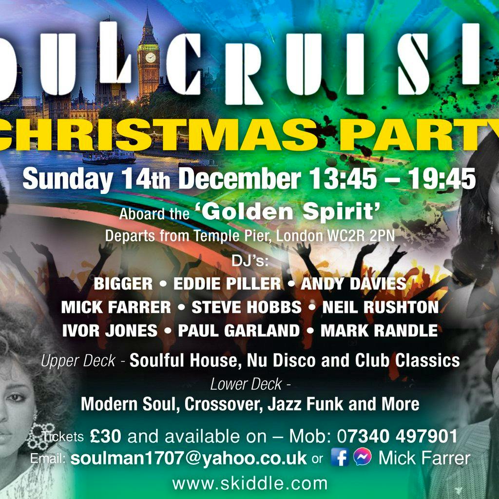 Soul Cruisin' Christmas25 Party! at The Golden Spirit