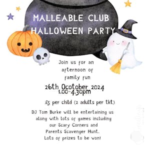 Children's Halloween Party - Tickets on Sale behind the Bar