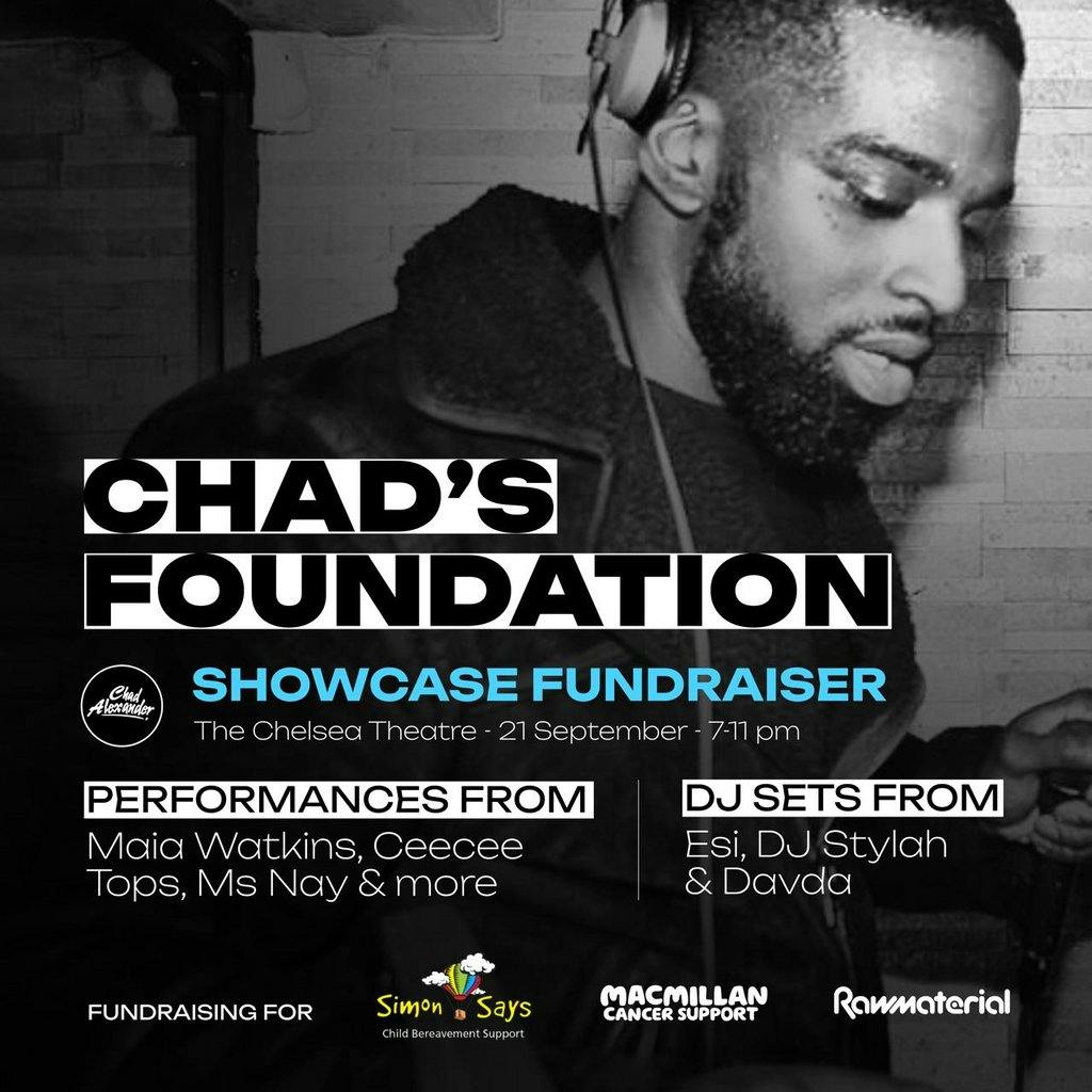 Tickets Chad's Foundation 2024 Chelsea Theatre London Sat 21