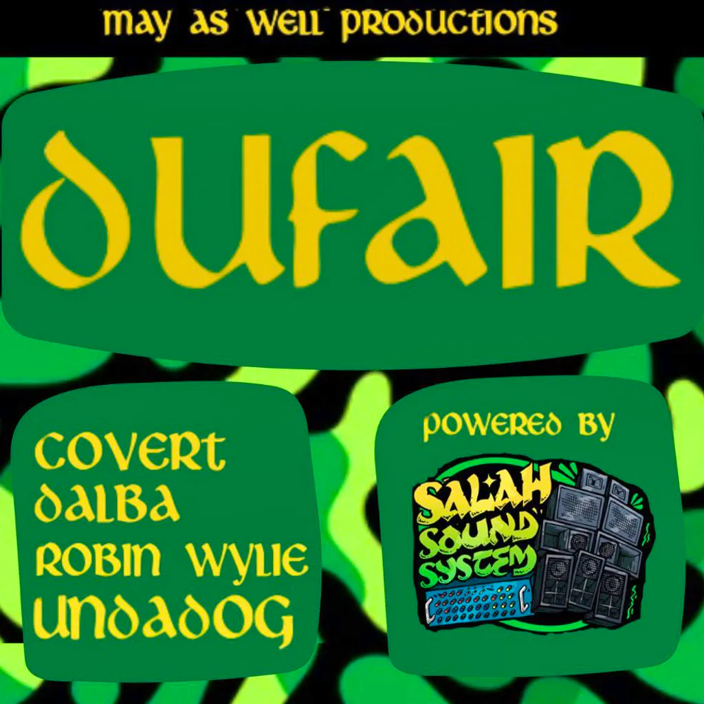 Dufair: Jungle Club Night at Oh Yeah Music Centre