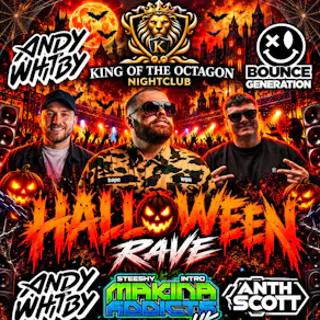 King of the octagon Halloween party