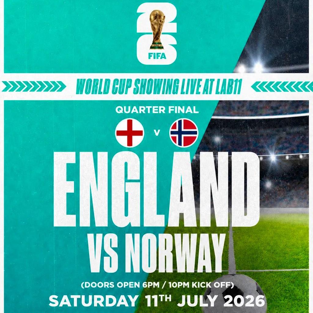 England vs Norway - World Cup Quarter Final Live - Fan Zone at LAB11