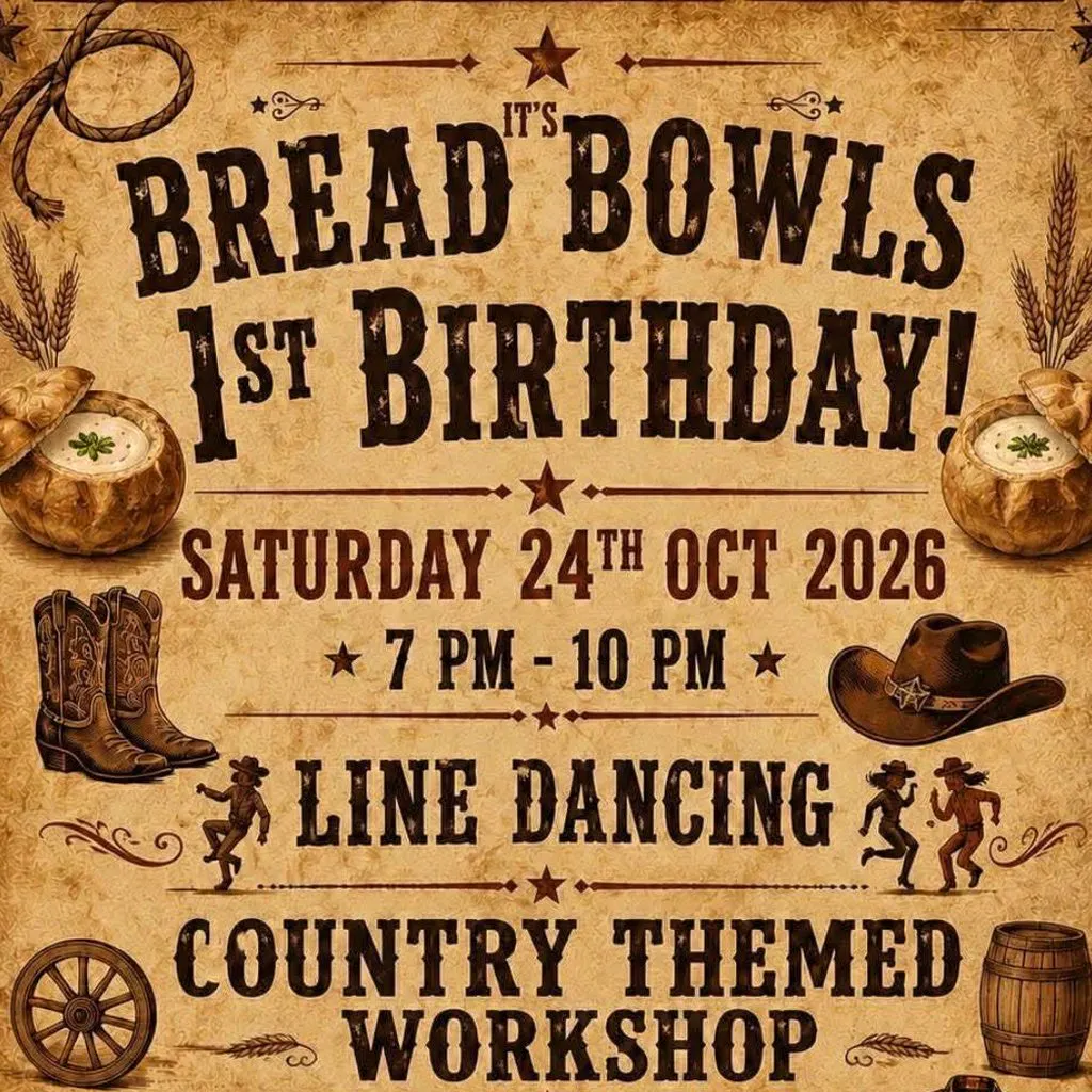 Bread Bowl Line Dancing & Craft Workshop at 25 St Nicholas St, Ipswich IP1 1TW, United Kingdom