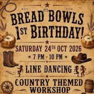 Bread Bowl Line Dancing & Craft Workshop at 25 St Nicholas St, Ipswich IP1 1TW, United Kingdom