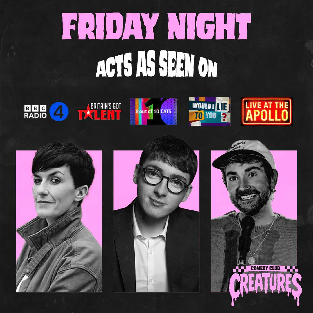Friday Night Showcase|| Creatures Comedy Club at Creatures Comedy Club