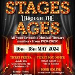 AMCS Presents-Stages Through The Ages Tickets | The Prince Of Wales Theatre Cannock  | Fri 17th May 2024 Lineup