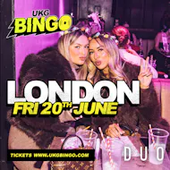 UKG BINGO Sat 20th June London at Duo Clapham