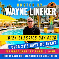 Ibiza classics hosted by WAYNE LINEKER day club at Bushwackers Birmingham