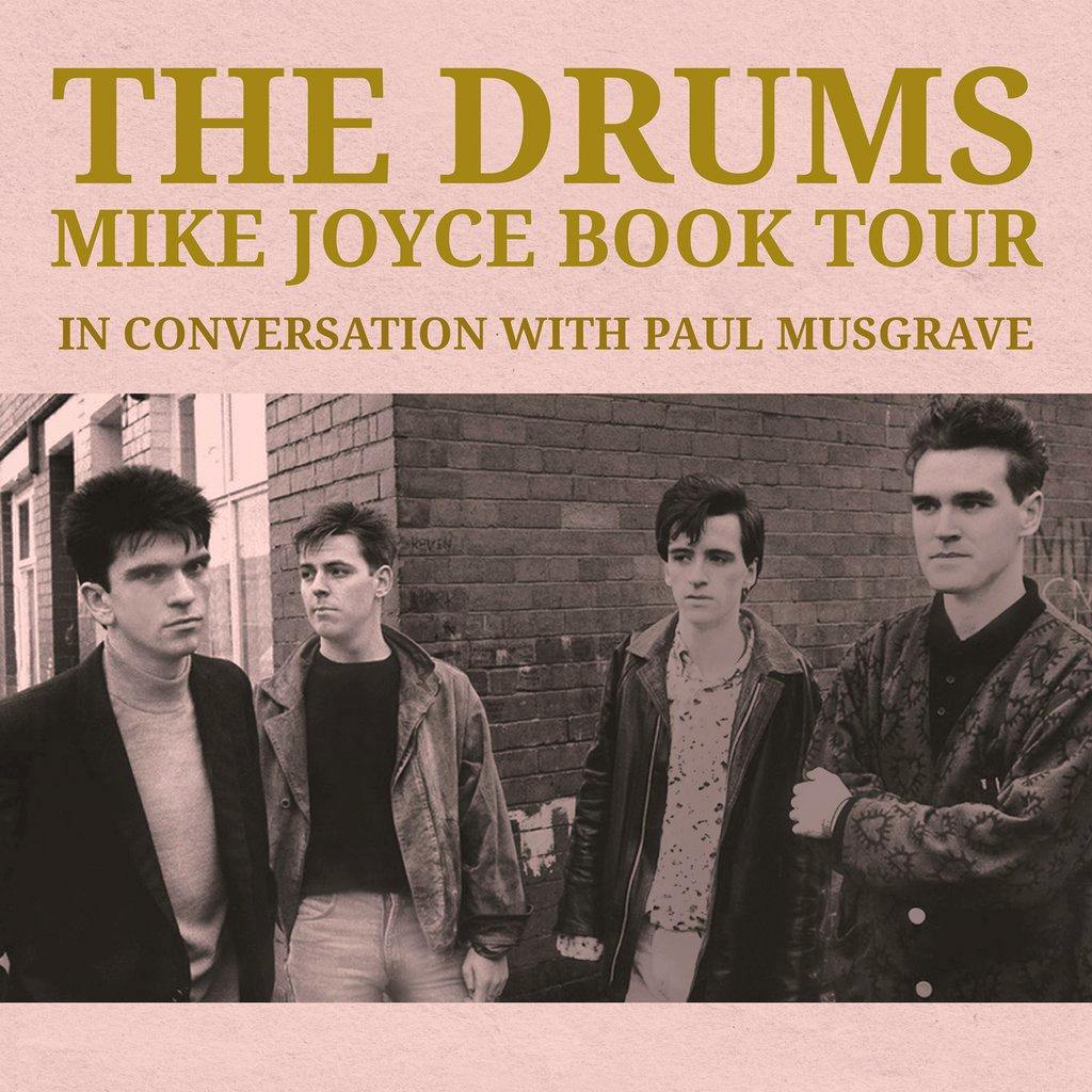 Mike Joyce in conversation at Old Fire Station