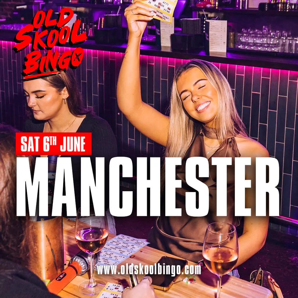 Old Skool Bingo Sat 6th June Manchester at BLVD Manchester