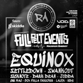 Rotation Audio Presents Full Pelt Events