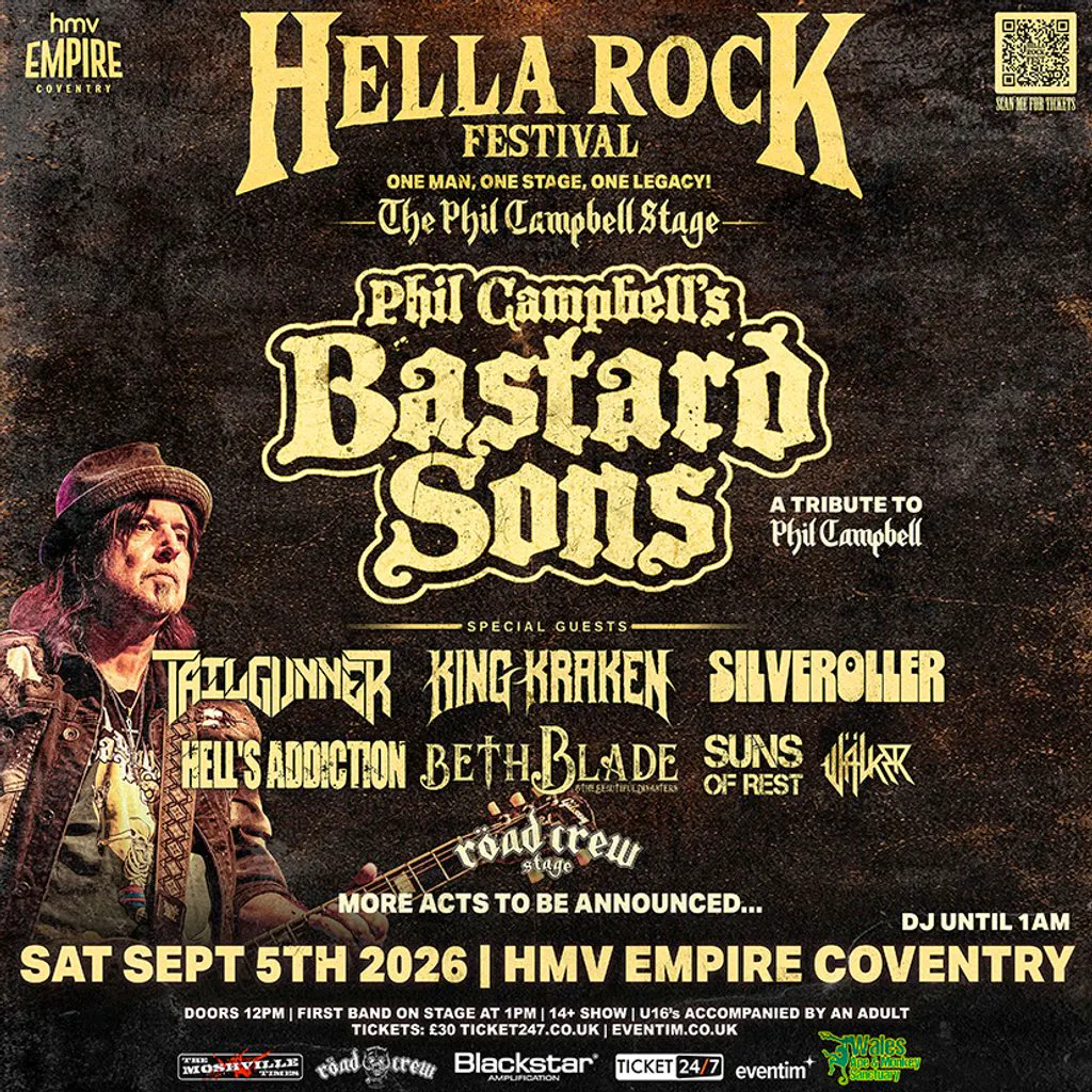 Hella Rock Festival at HMV EMPIRE COVENTRY