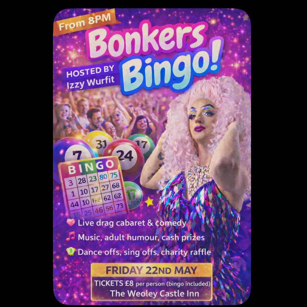Weoley castle bonkers bingo at Weoley Castle Inn