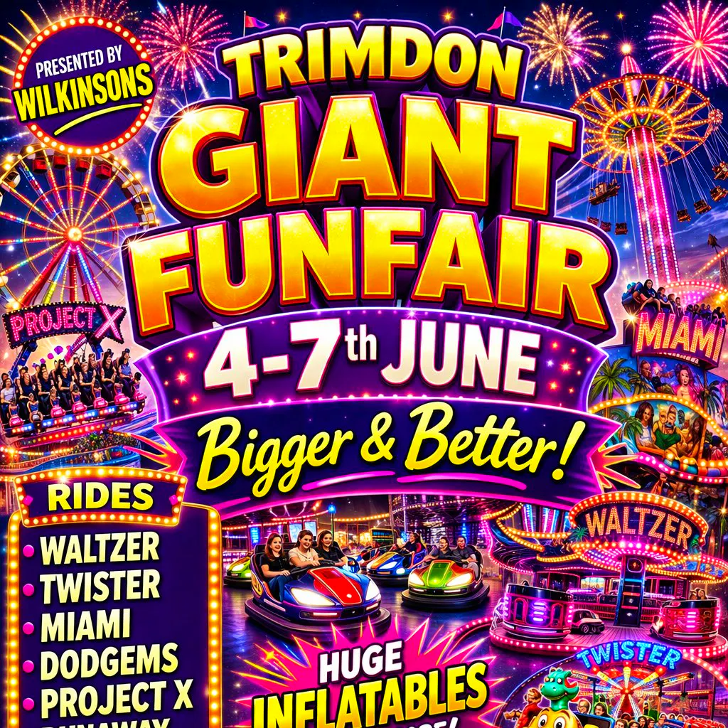 Trimdon giant funfair at Trimdon Colliery Park