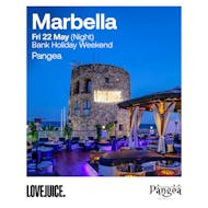 LoveJuice Open Air at Pangea Marbella - Bank Hol Fri 22 May at Pangea Marbella