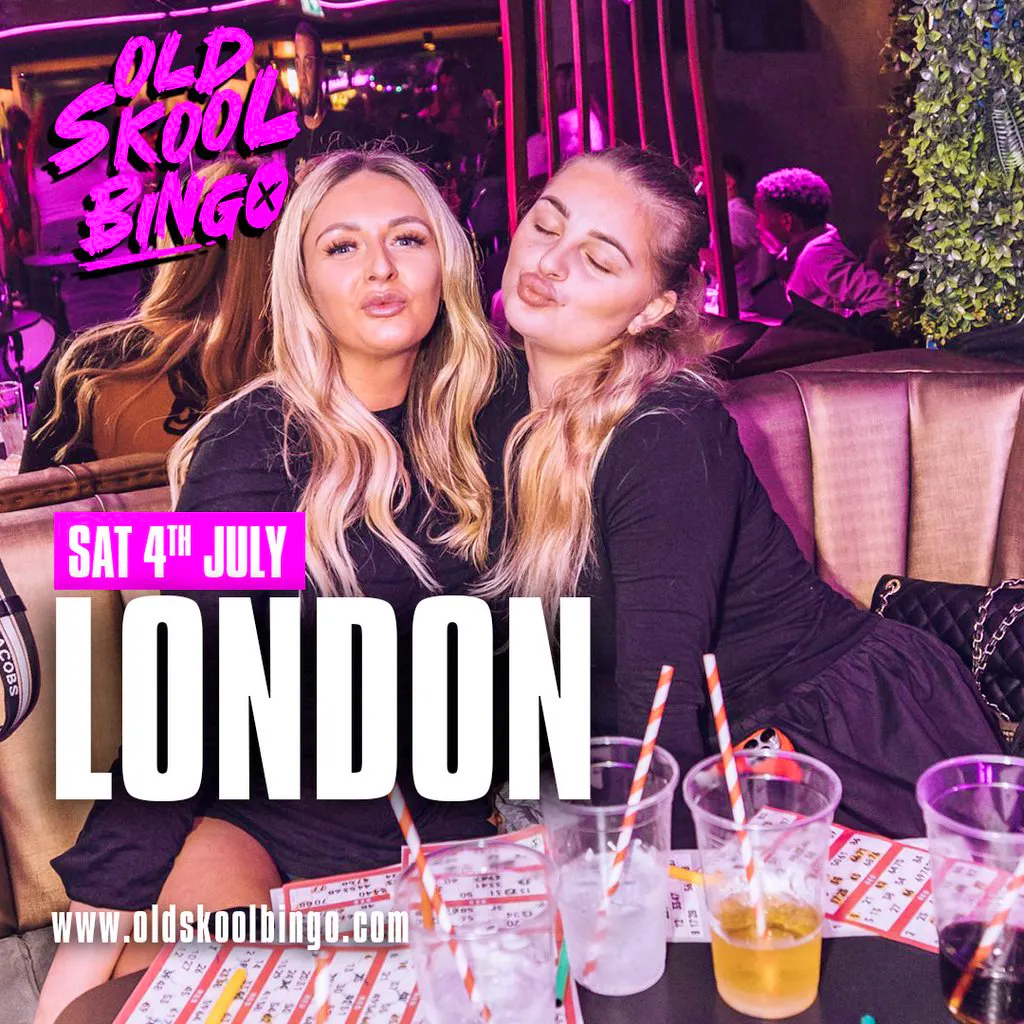 Old Skool Bingo Saturday 4th July London at Metropolis London