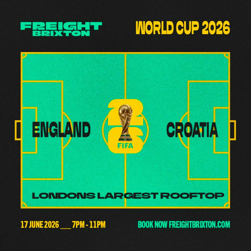 World Cup Showdown: England v Croatia Live Screening at Freight Brixton