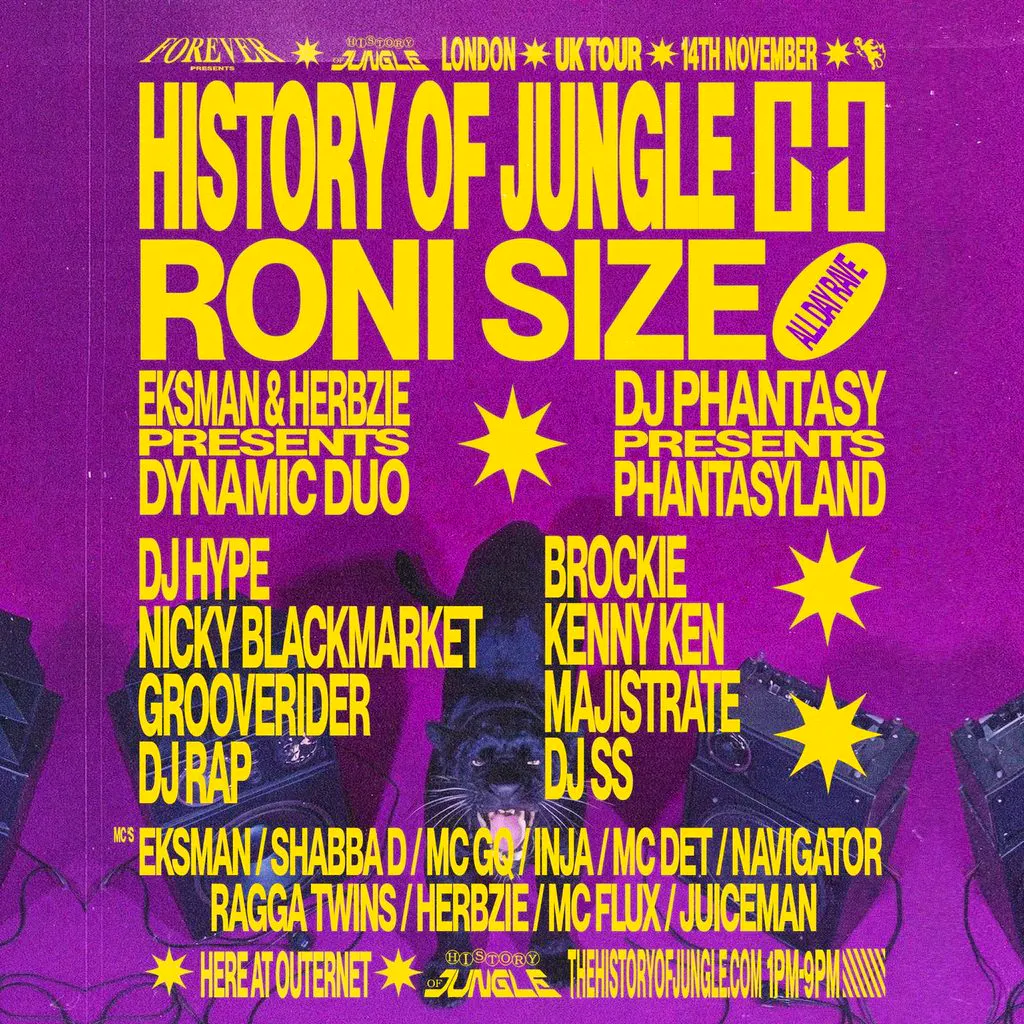The History of Jungle at HERE At Outernet
