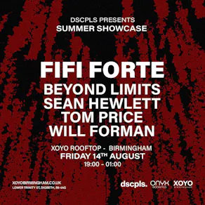 dscpls. Summer Showcase w/ FIFI FORTE