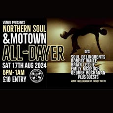 Northern Soul & Motown all dayer at VENUE, Paisley