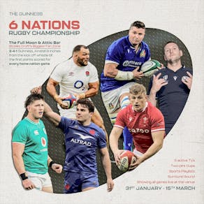 Guinness 6 Nations Opening Weekend: France vs Wales 20:15