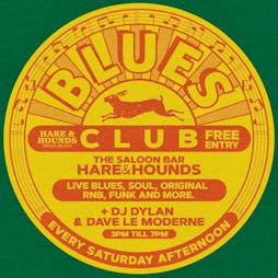 Blues Club - Weekly Saturday Afternoons w/ Sue Fear | Hare And Hounds Kings Heath Birmingham  | Sat 10th June 2023 Lineup