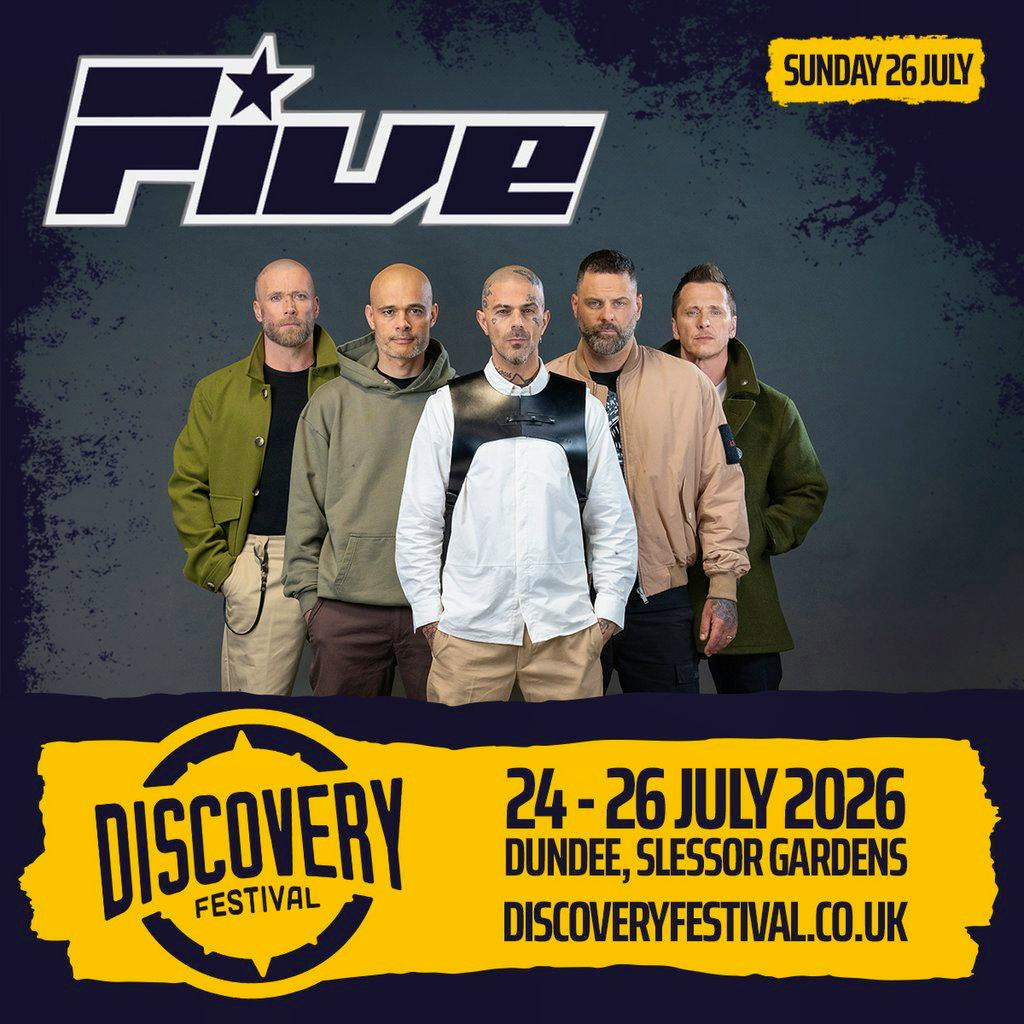 Discovery Festival Presents Five, Sophie Ellis-Bextor and more! at Dundee Slessor Gardens