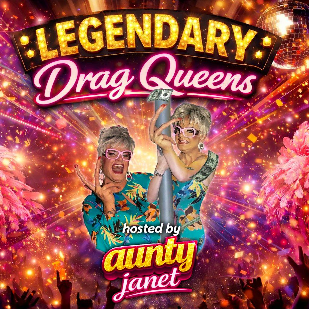LEGENDARY DRAG QUEENS: Aunty Janet @ FunnyBoyz Liverpool at FunnyBoyz Liverpool