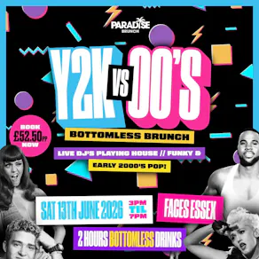 Y2K vs 00S BOTTOMLESS BRUNCH