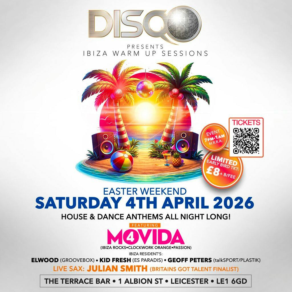 DISQO presents Movida at The Terrace, Leicester