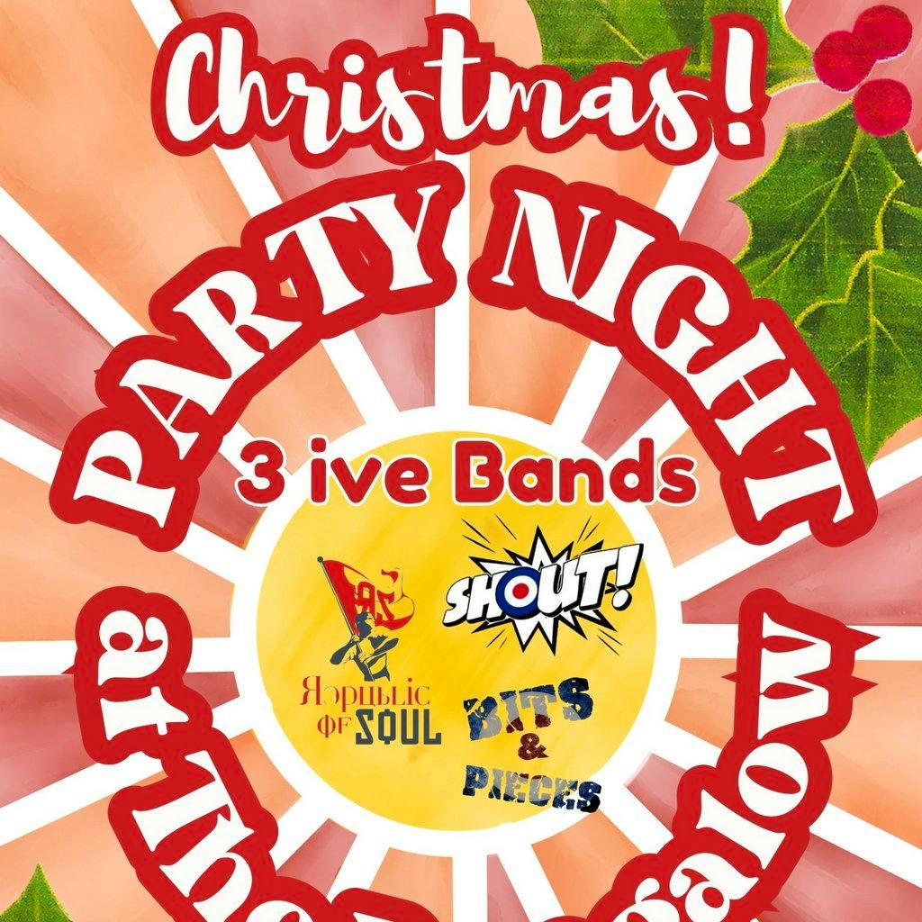 Christmas Party with SHOUT! Republic of Soul and Bits & Pieces at The Bungalow Bar