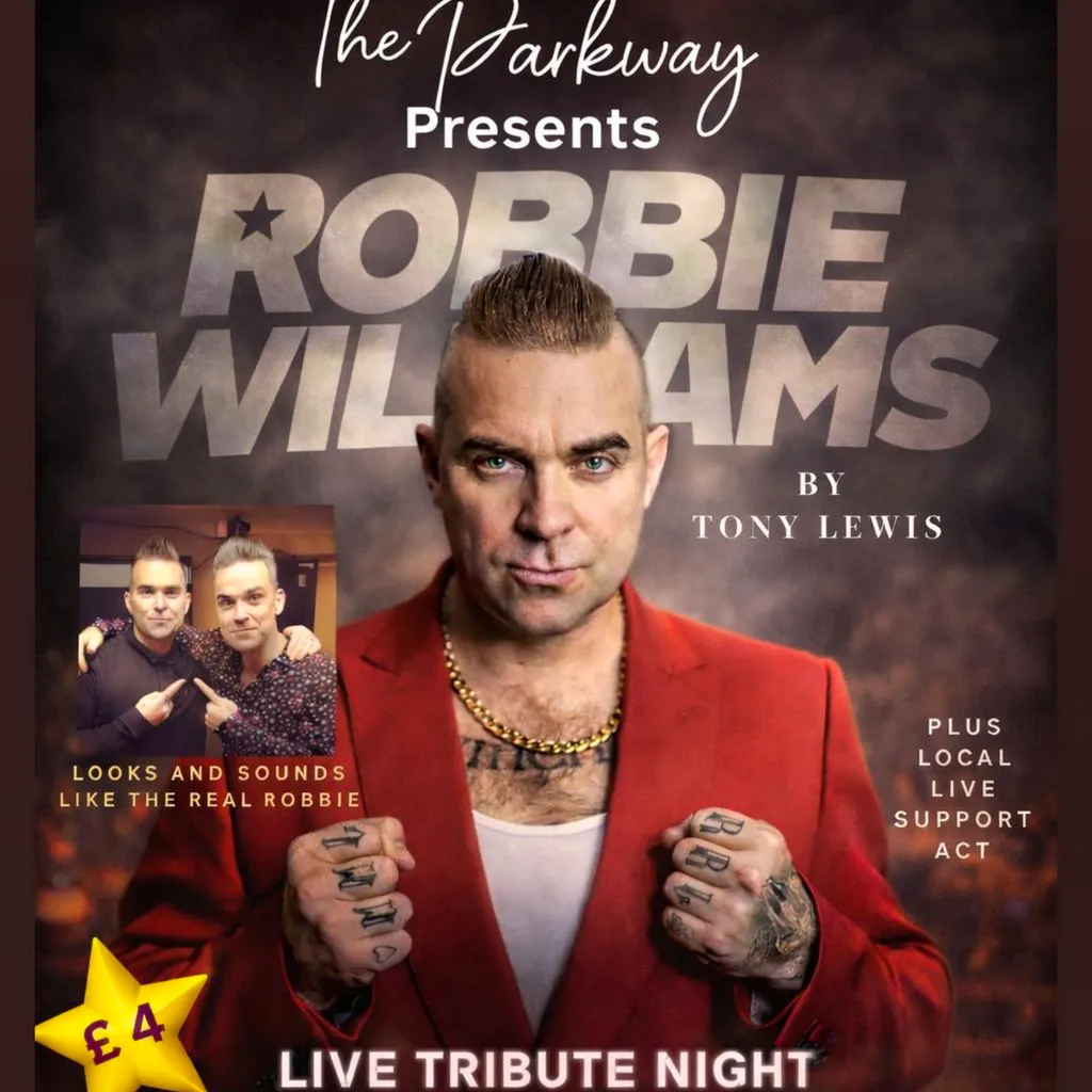 Robbie Williams Tribute - By Tony Lewis at The Parkway Sports Bar, Lounge And Function Suite