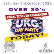 UKG Day Party (Over 30's)  - Saturday 3rd October 2026 at Casino Rooms