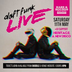 Daft Funk [Live] Tickets | Hare And Hounds Kings Heath Birmingham  | Sat 11th May 2024 Lineup