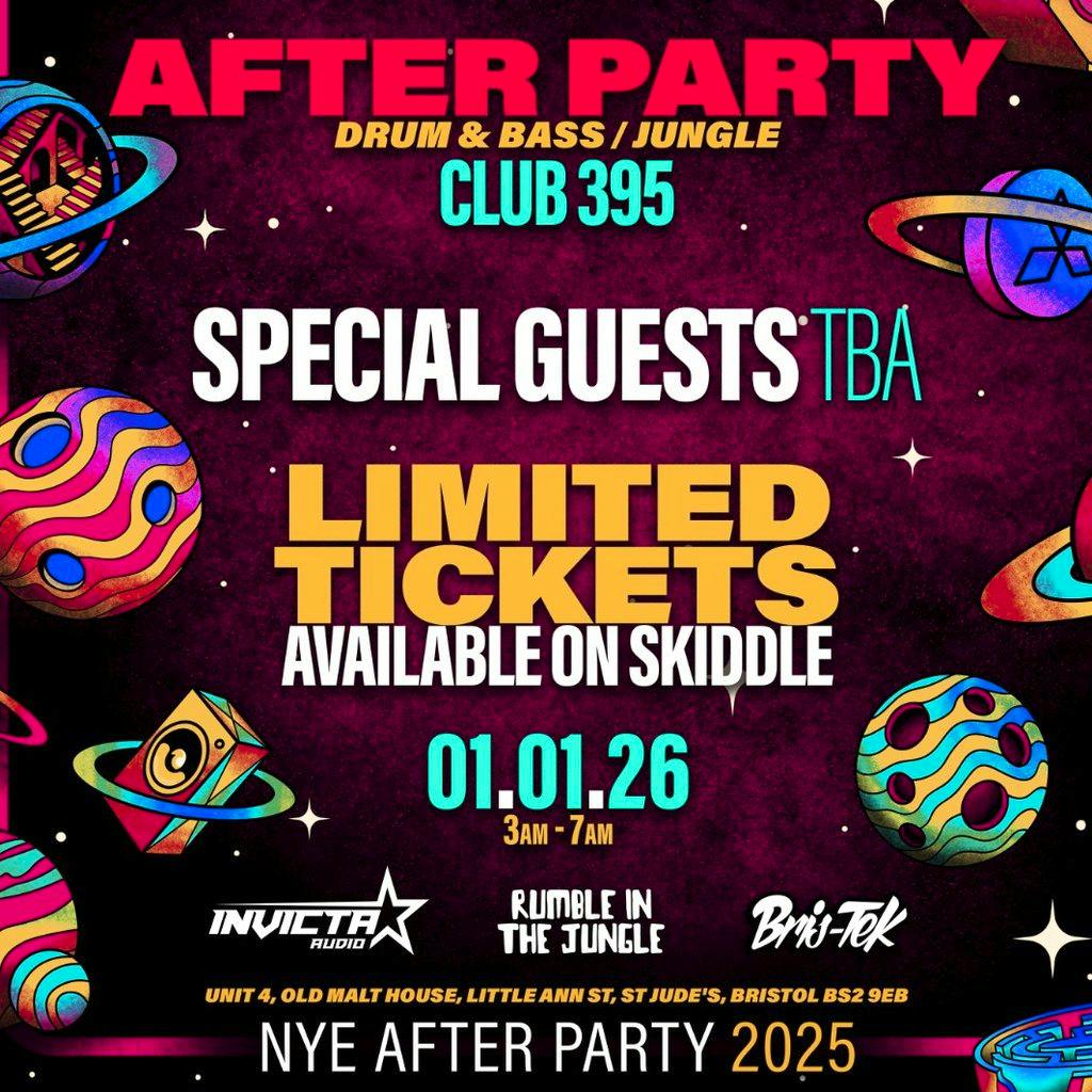 Moon Fest 2025 [AFTER PARTY 3-7AM] at Club 395, Bristol