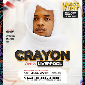 Crayon Live in Liverpool (Afrobeat/Amapiano/RnB BH Party)